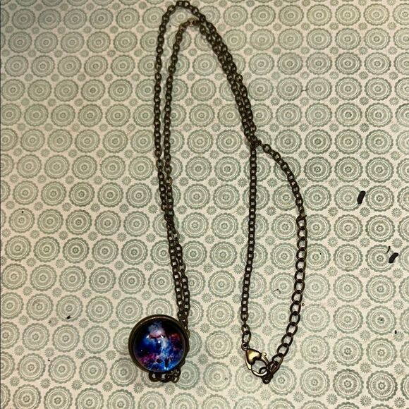 Elegant Galaxy Pendant Necklace - Picture 1 of 4
